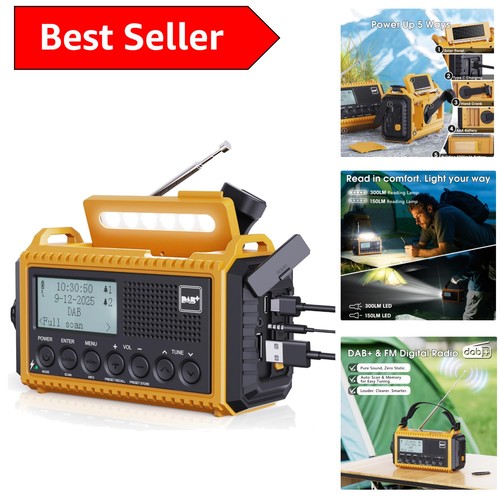 Dab solar radio with - dab/fm,