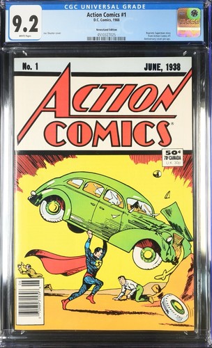 Action comics cgc 2 - comics, 1988