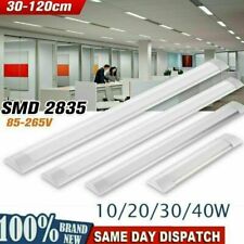 2ft 3ft 4ft 5ft Bright Slimline LED Battern Florescent Tube Light Garage Lamps