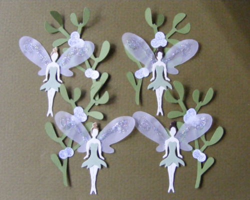 Mistletoe fairy fairies with - mistletoe,