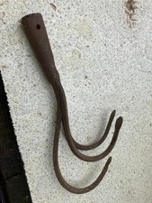 Vintage Garden 3 Prong Claw Hoe Cultivator Weeding  Old Tool