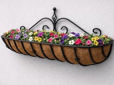 Spiral window box trough - window,