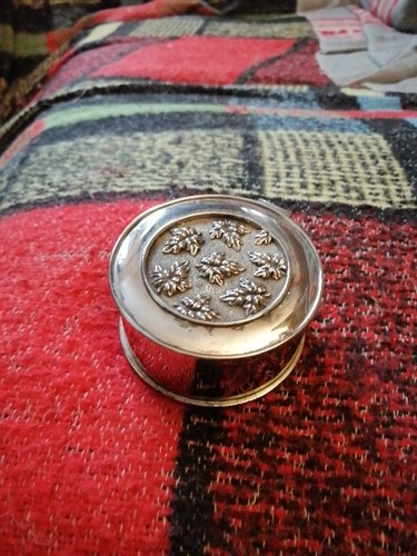 Vintage silver plate trinket - vintage,
