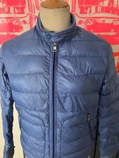 MONCLER ACORUS GIUBBOTTO BLUE DOWN PUFFER JACKET  SIZE 2
