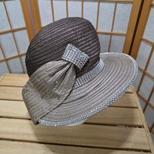 Wide Brim Asymmetrical 2 Tone