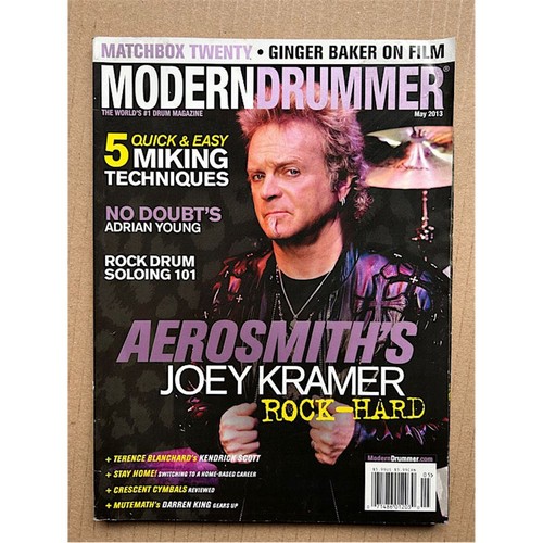 Aerosmith modern drummer - modern,