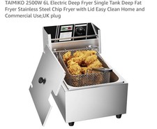6L Electric Deep Fat Fryer