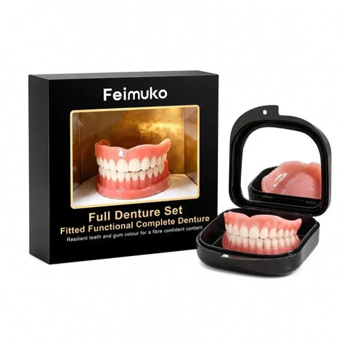 Silicone denture set - silicone, for