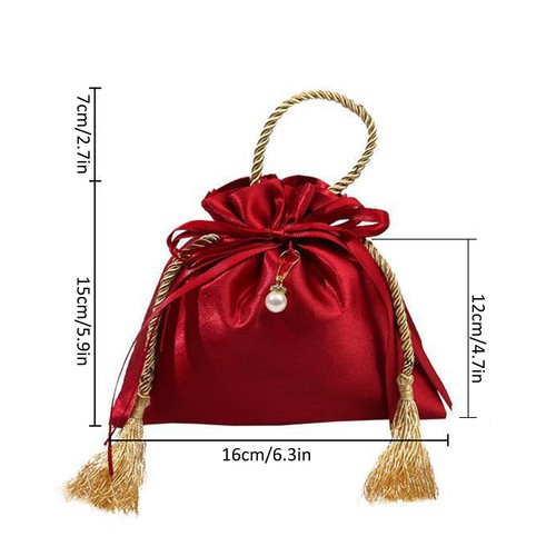Burgundy tassel chinese - burgundy,