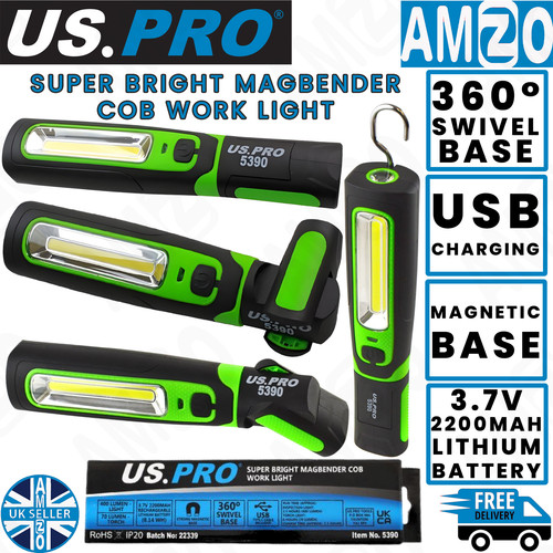 Pro rechargeable cob led - us,