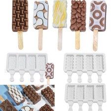 Silicone Ice Cream Mould Cakesicle Mold Popsicle Ice Lolly Frozen Dessert Maker