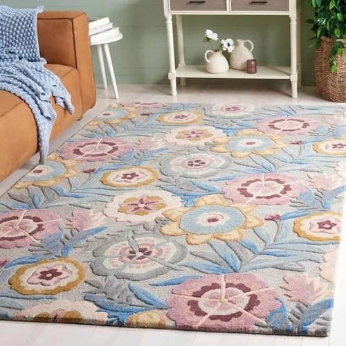 Hand tufted 100 - hand,