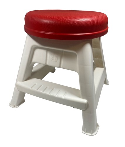 Step2 kids plastic stool red - step2,