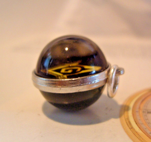 Masonic pocket watch - chain, fob