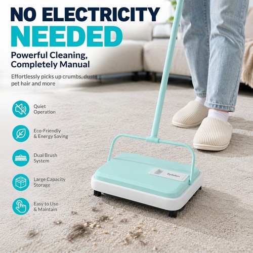 Eyliden manual carpet sweeper - manual,