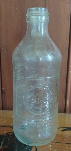 Old vintage pepsi bottle - old,