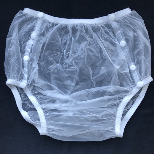 Adult plastic pants medium - adult,