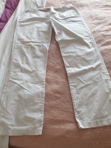 White ladies trousers size - tu, trousers,size