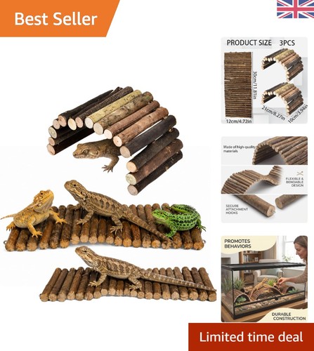 Wooden habitat enhancers 3pcs - wooden,