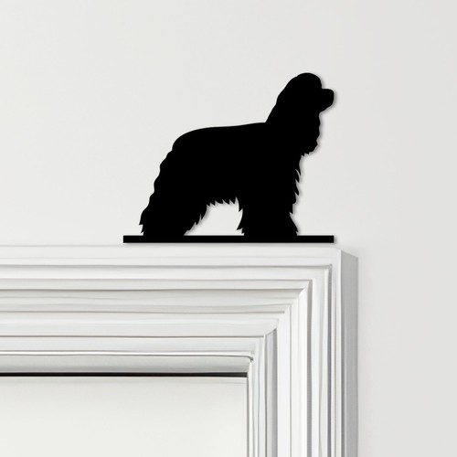 Door topper american cocker - door,