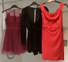 Bundle Women’s Short Dresses/Playsuit - Size 8 (Miss Selfridge, Lipsy)