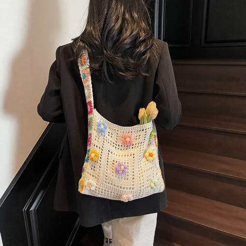 Floral crochet women shoulder - women,