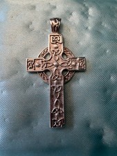 VINTAGE SILVER CELTIC CROSS