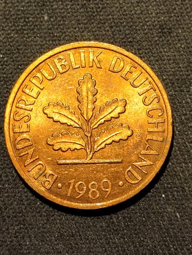 Germany pfennig coin 1989 - 2,