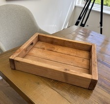Solid Wooden Serving Tray