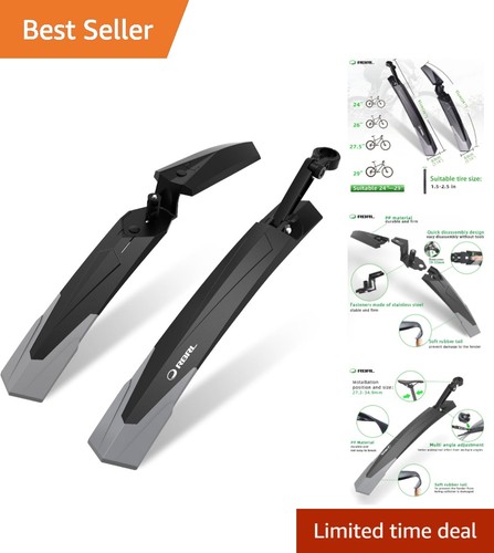 Bike mudguard set adjustable - set,