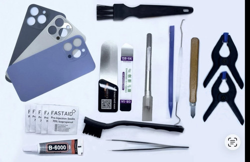 Back glass replacement kit - glass,