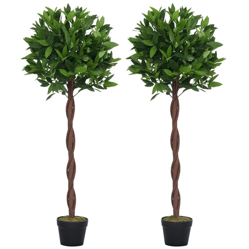 Outsunny artificial bay laurel - outsunny,