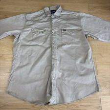 Wrangler denim shirt beige - shirt,