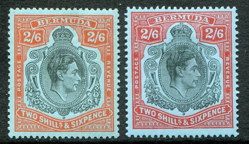Bermuda 1938 perf 13 2s6d - 1938-53,
