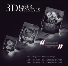 3D Crystal Photo block