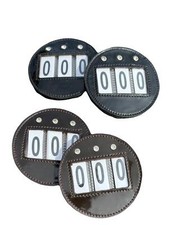 Bling Leather Bridle Number