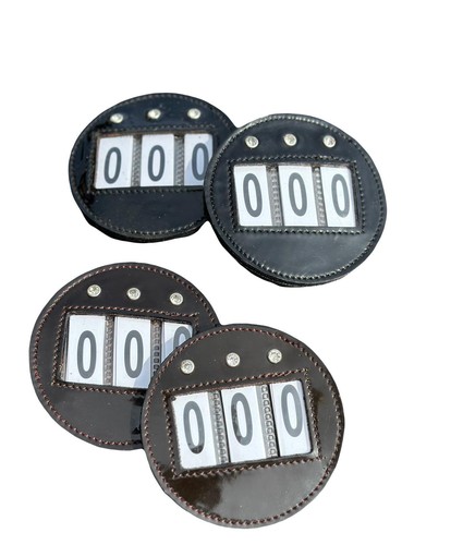 Bling leather bridle number - bling,