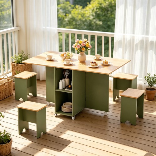 Folding dining table and - dining,