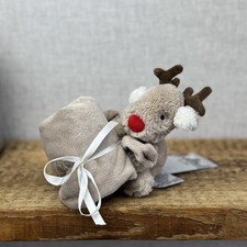 John Lewis X Jellycat Baby Reindeer Christmas Soother Soft Comforter Winter Baby