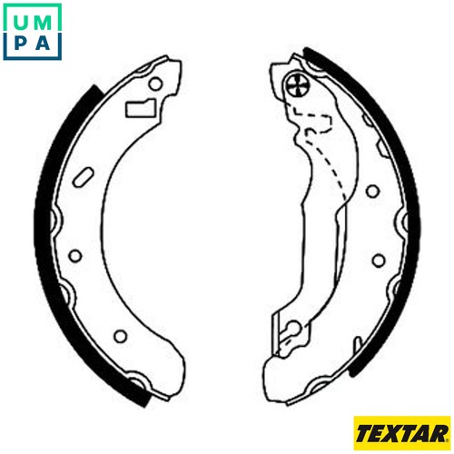 Brake shoe set - set, for