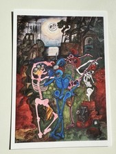Edward Burra Dancing Skeletons Postcard A6 Tate Britain Official Art