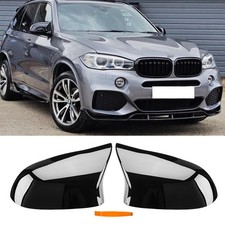 For BMW X3 F25 X5 F15 X6 F16 14-18 Gloss Black  Wing Mirror Cover Caps M Sport