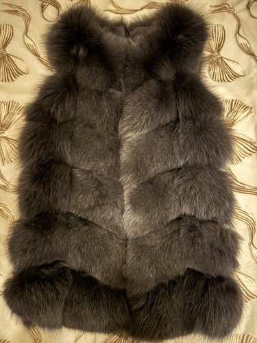 Genuine fur gilet - genuine,
