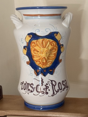 Vintage hand painted majolica - vintage,