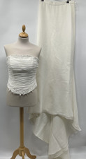 Amanda Wyatt Omanda Wedding Beaded Bodice & Skirt Ivory UK Size 12           W10