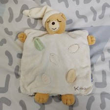 Kaloo Pure Leaf Bear Teddy Baby Comforter Puppet Soother Cream Snuggle 