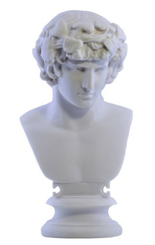 Antinous dionysus bust head - antinous,