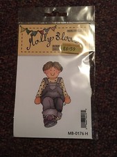 Molly Blooms Stamp New Mounted