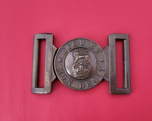 British army belt buckle - army, dieu