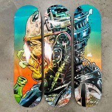 Robocop Retired Cybernosferatu Skate Deck Wall Art ED209 Omni Consumer Products